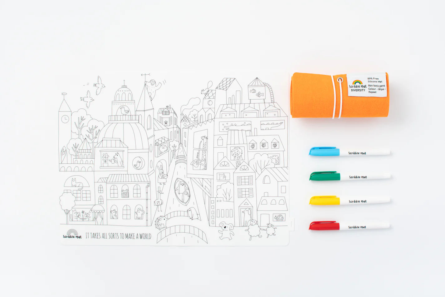 Scribble Mat - Diversity