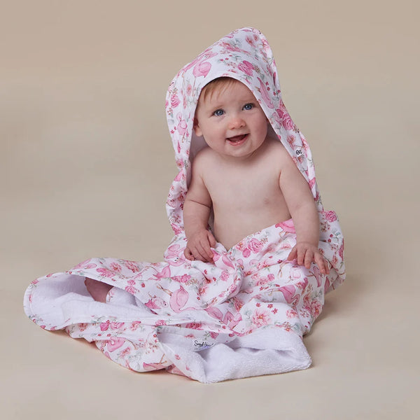 COMING SOON Flamingos Organic Hooded Baby Towel