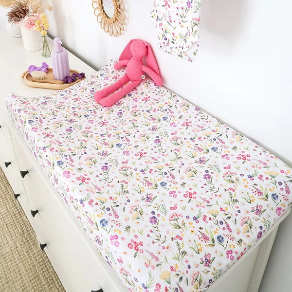 Gracie Organic Bassinet Sheet / Change Pad Cover