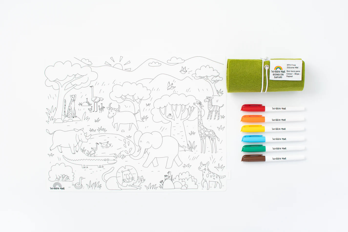 Scribble Mat - Going On Safari