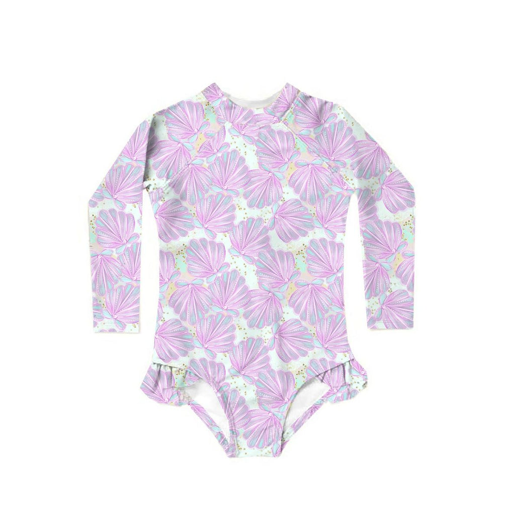 Girls Swimsuit Shimmer Shells