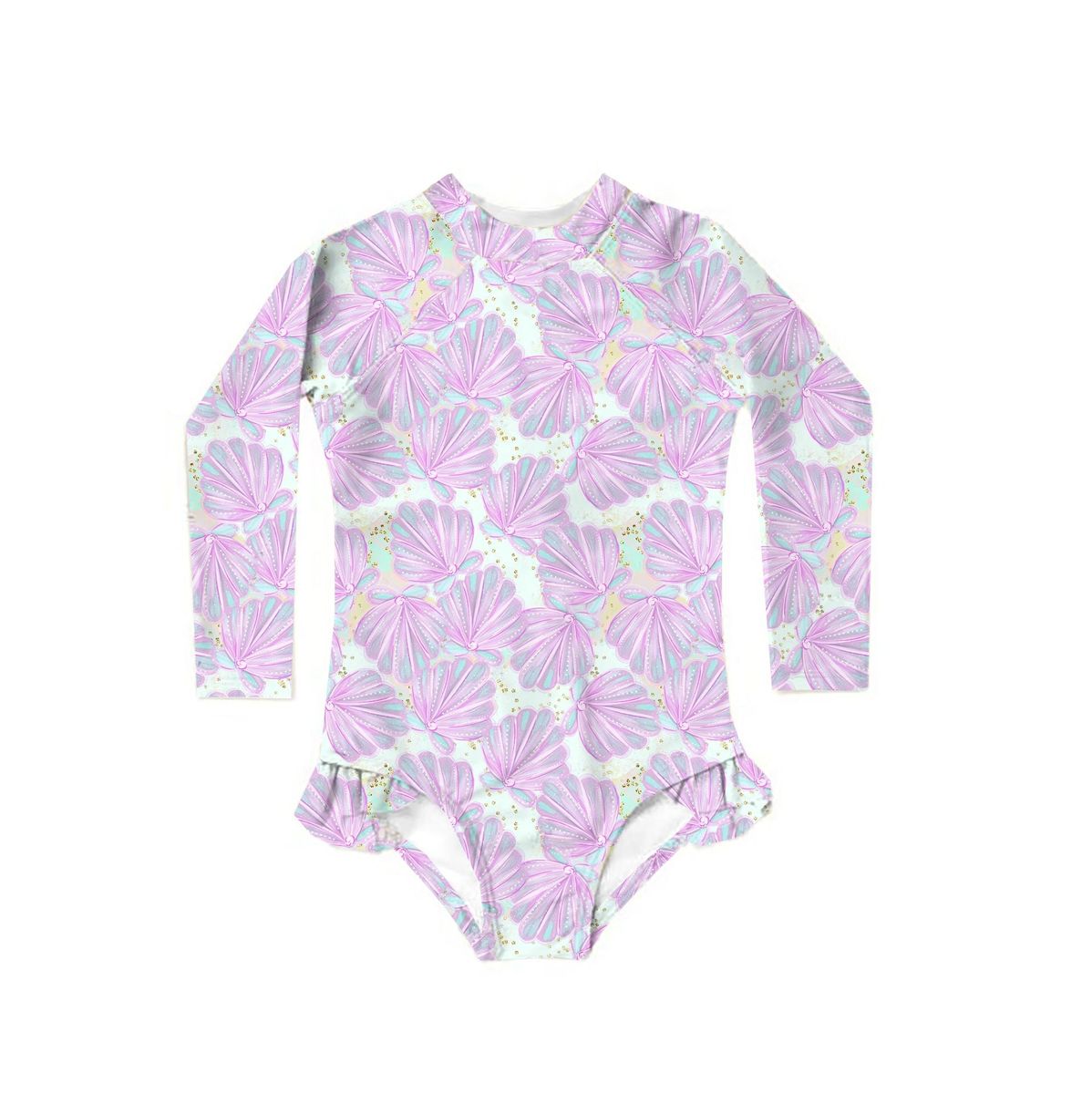 Girls Swimsuit Shimmer Shells