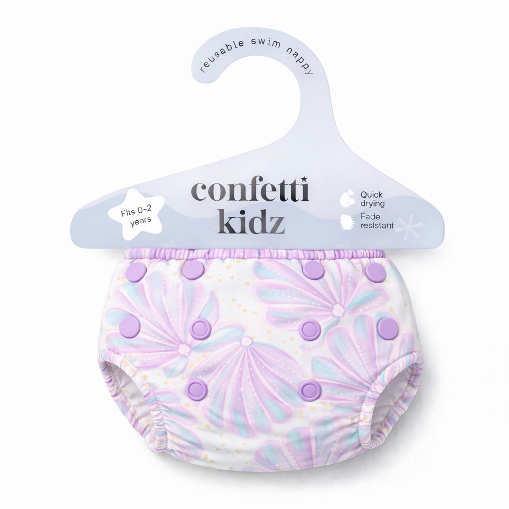 Reusable Swim Nappy Shimmer Shells