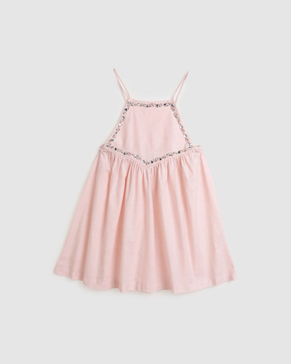 Holiday Dress - Pink Sequins