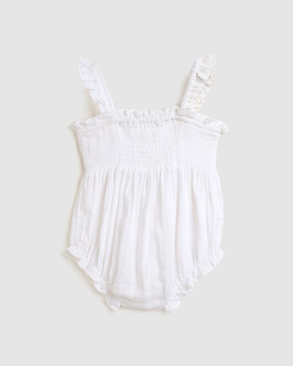 Vienna Playsuit - White