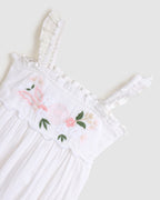 Vienna Playsuit - White