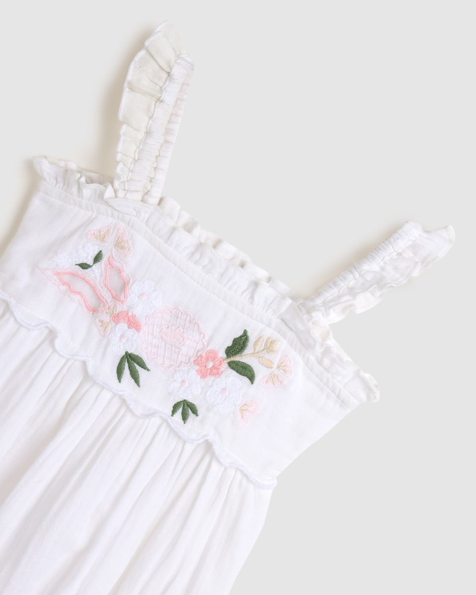 Vienna Playsuit - White