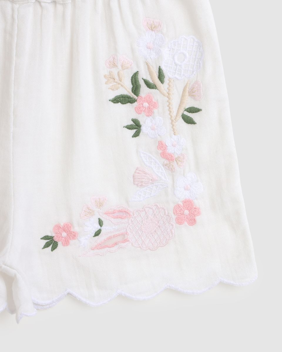 Lottie Shorts - White