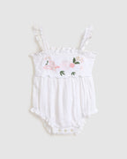 Vienna Playsuit - White