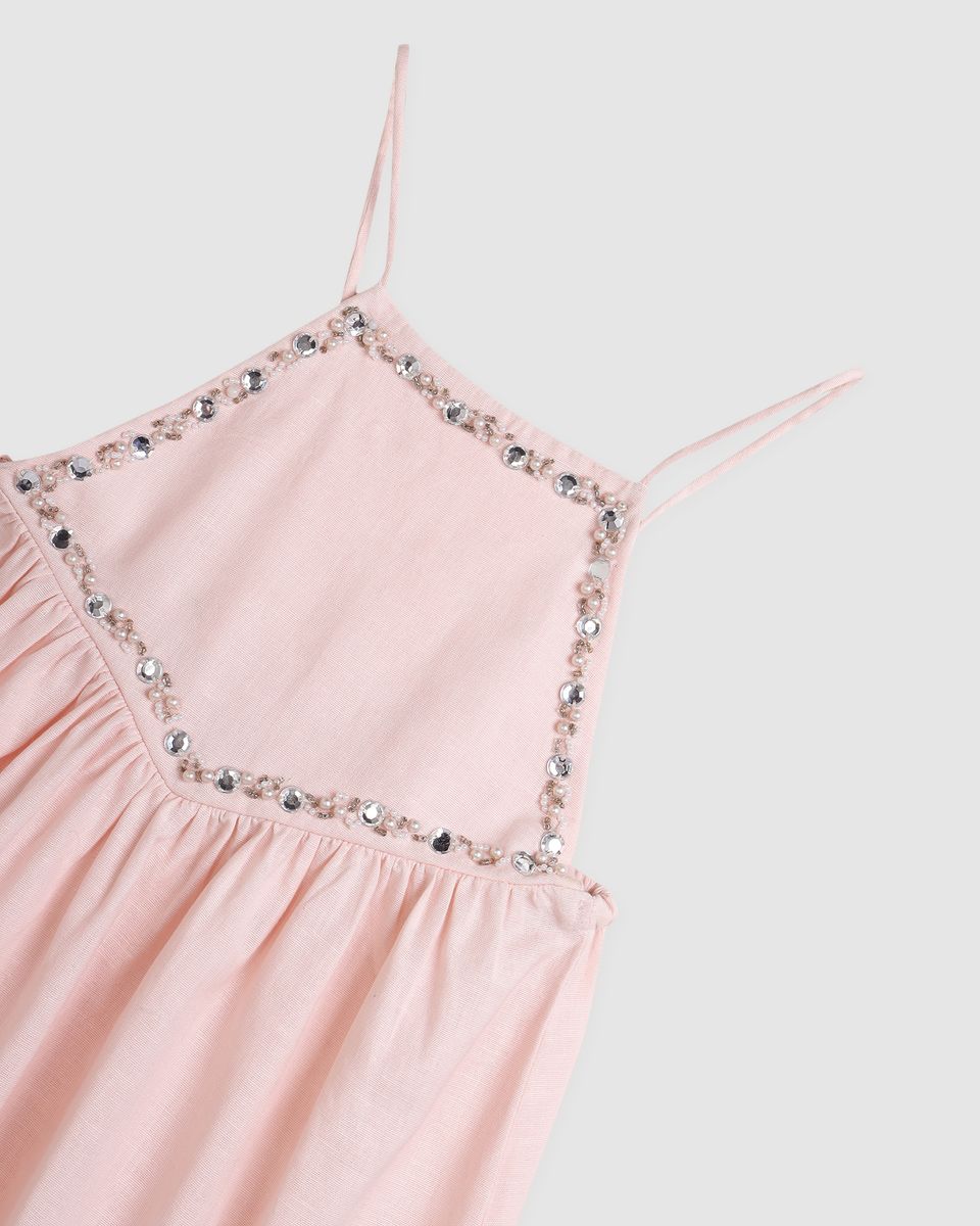 Holiday Dress - Pink Sequins