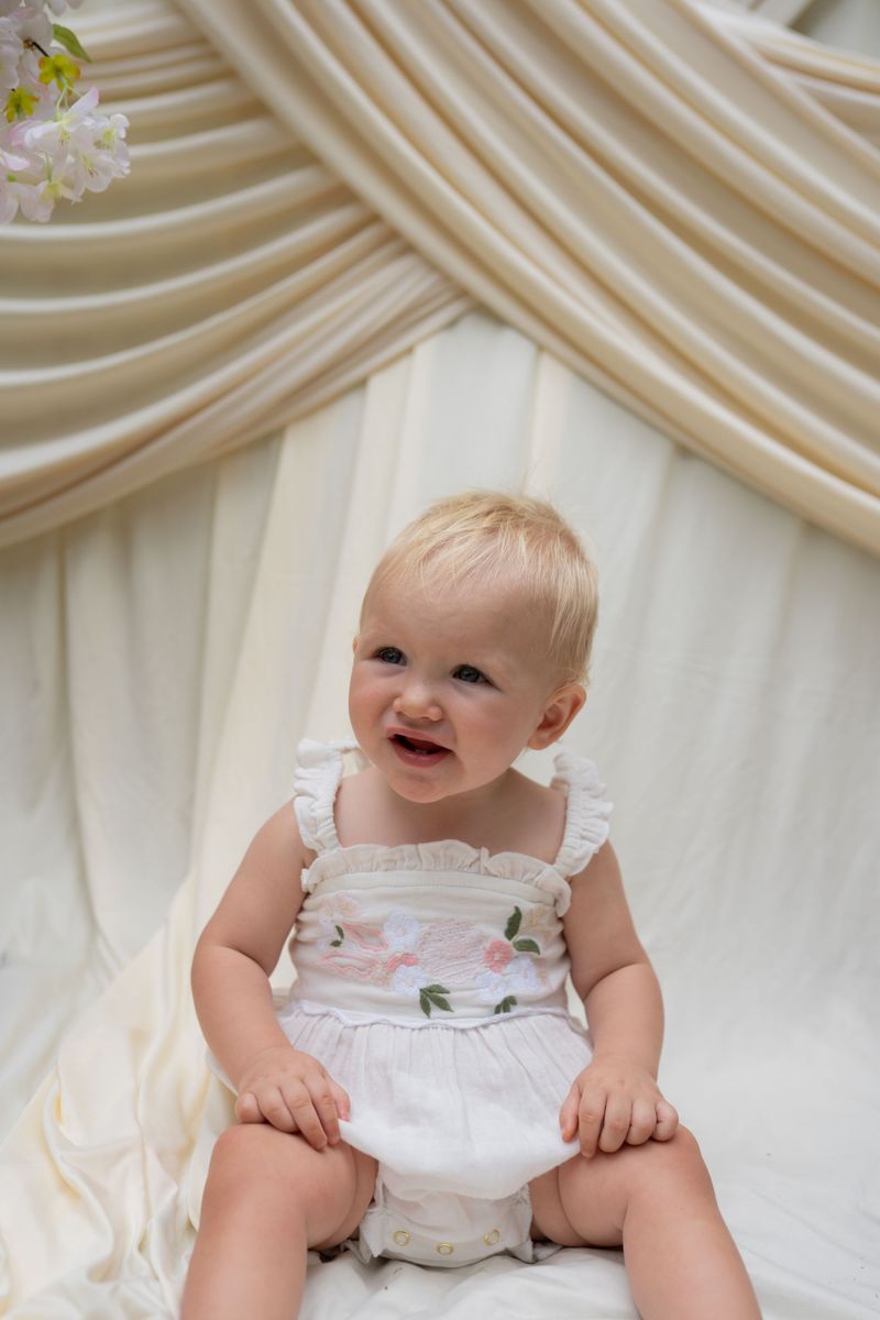 Vienna Playsuit - White