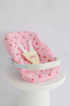 Dolls Car Seat Capsule - Strawberry Picnic