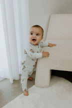 Aviator Teddy | Bamboo Zipsuit