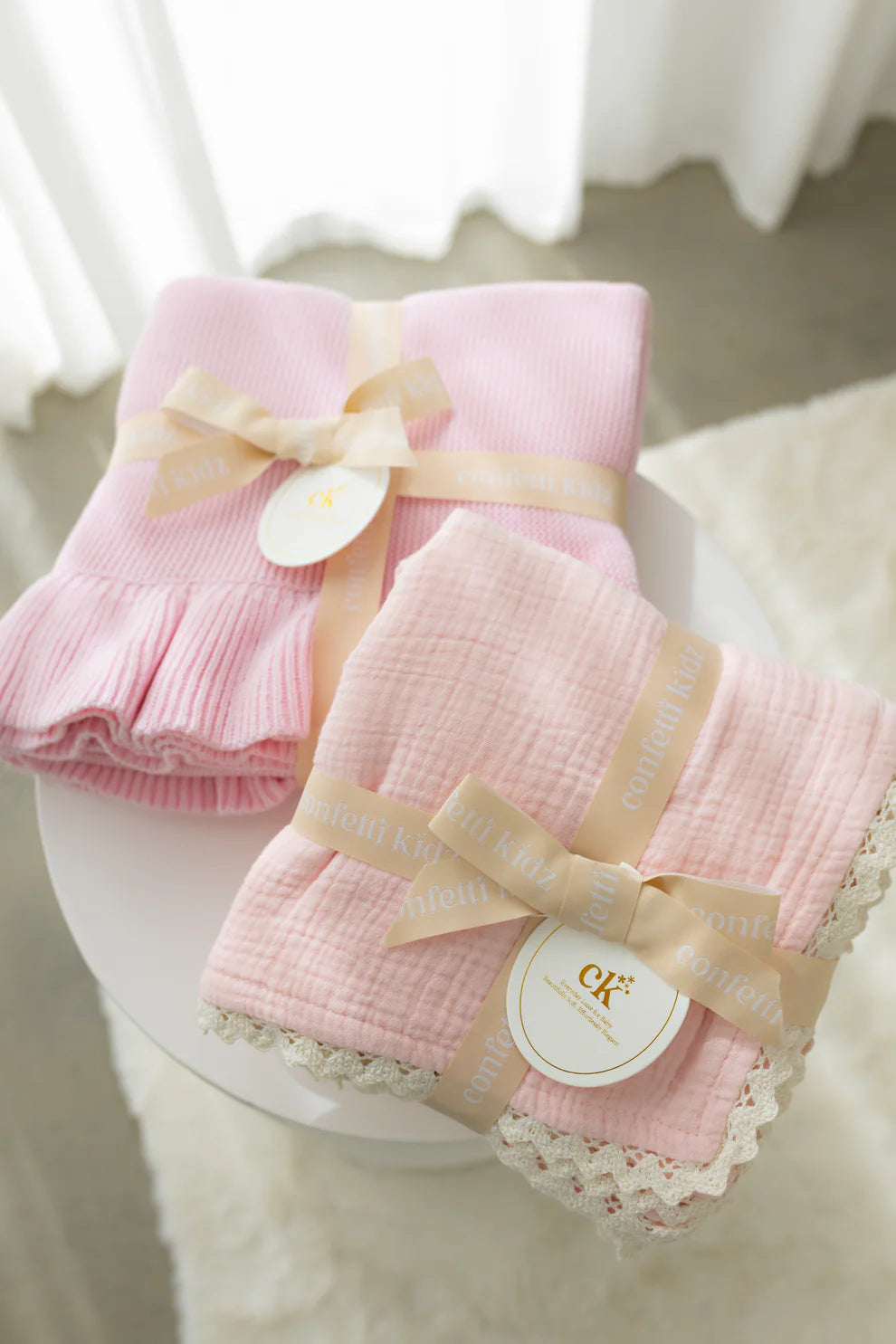 Classic Muslin Blanket - Soft Pink