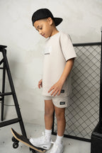 Freddie CRKD Tee - Pebble