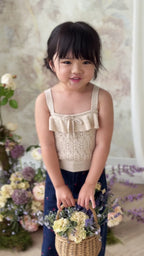 Melanie Top - Light Oatmeal Marle