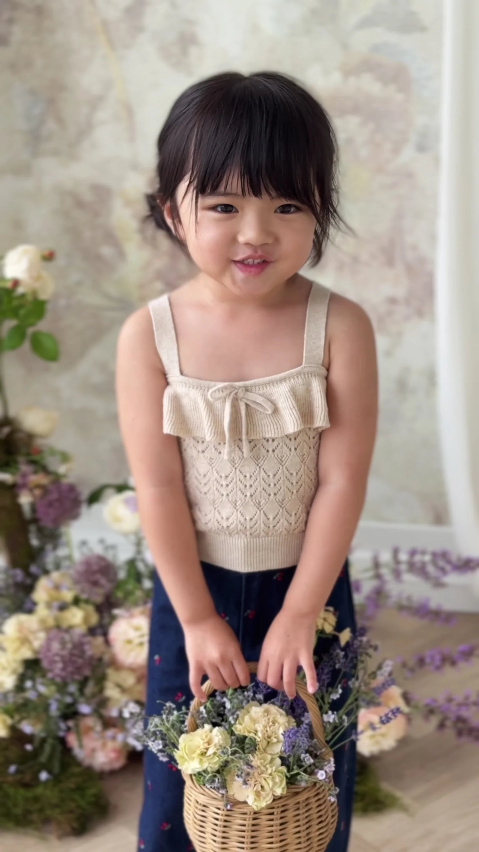 Melanie Top - Light Oatmeal Marle