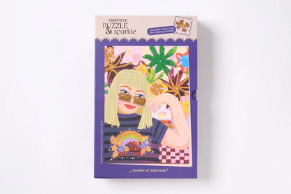 1000 Piece Puzzle with Gems - Bold, Brave, Brilliant