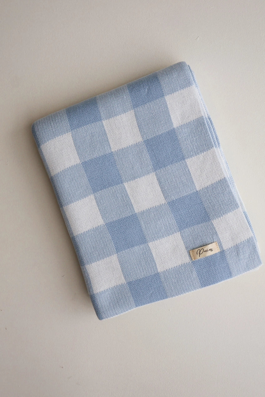 Gingham Blanket | Blue