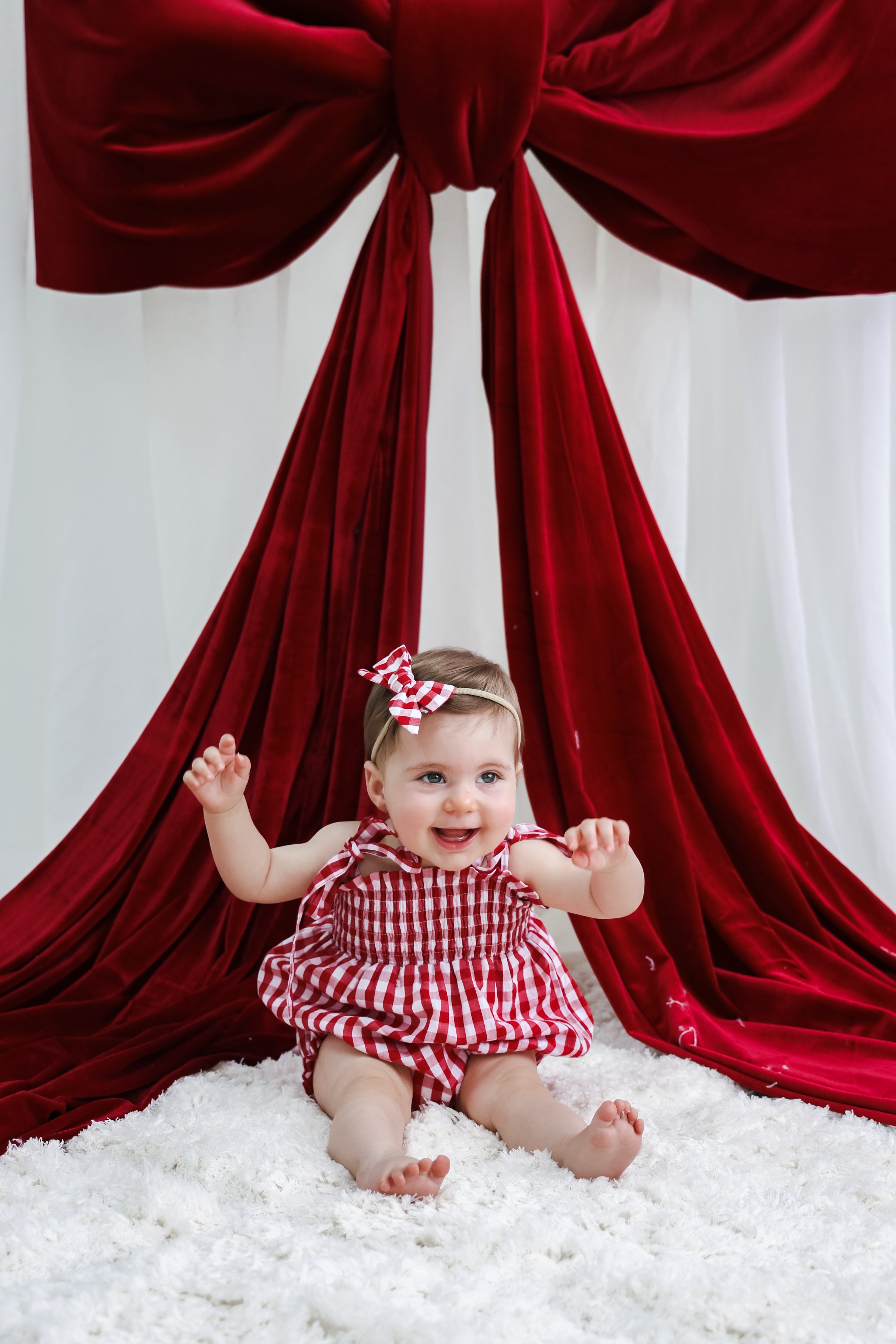 Gingham Bow Headband | PREORDER