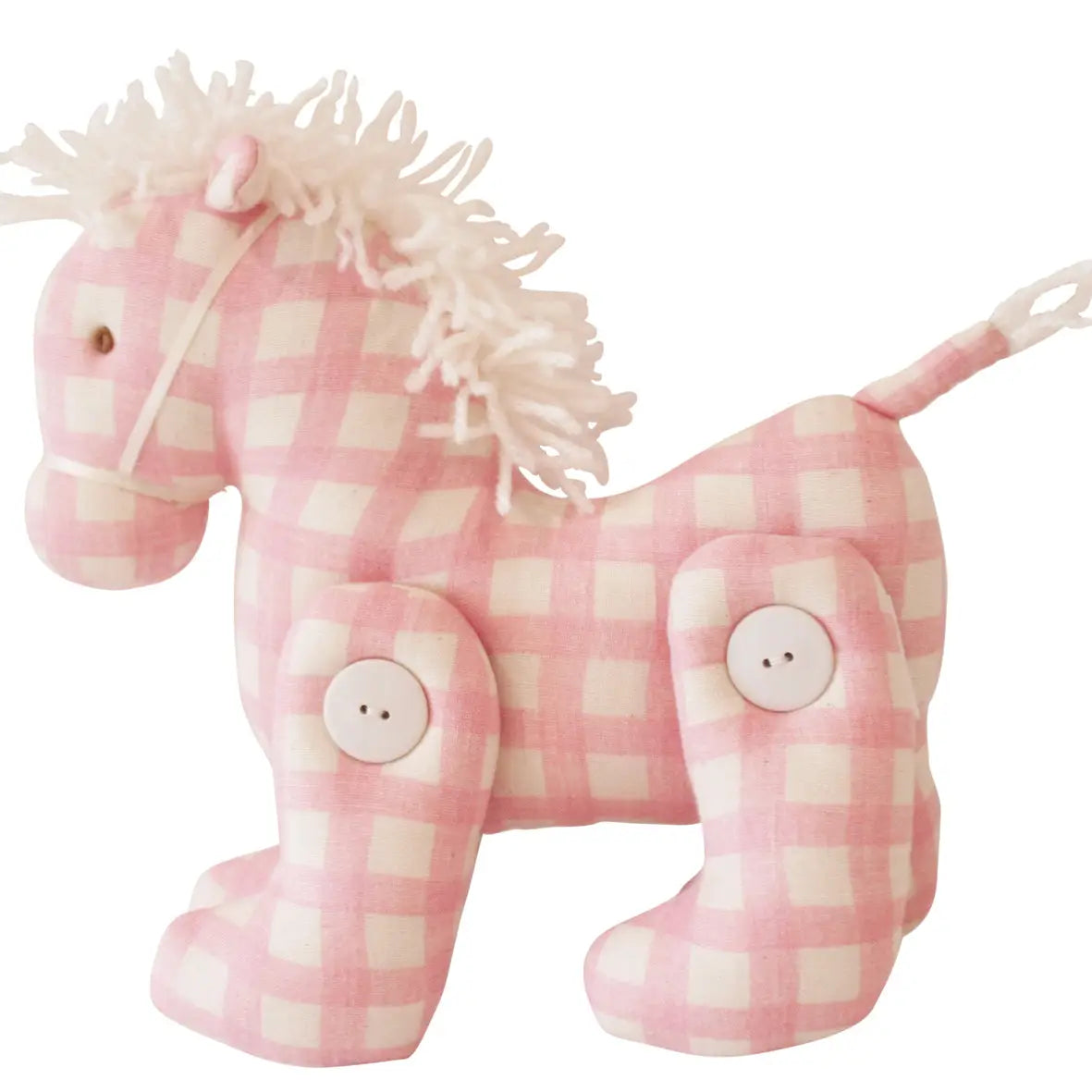 Jointed Pony Pink Check