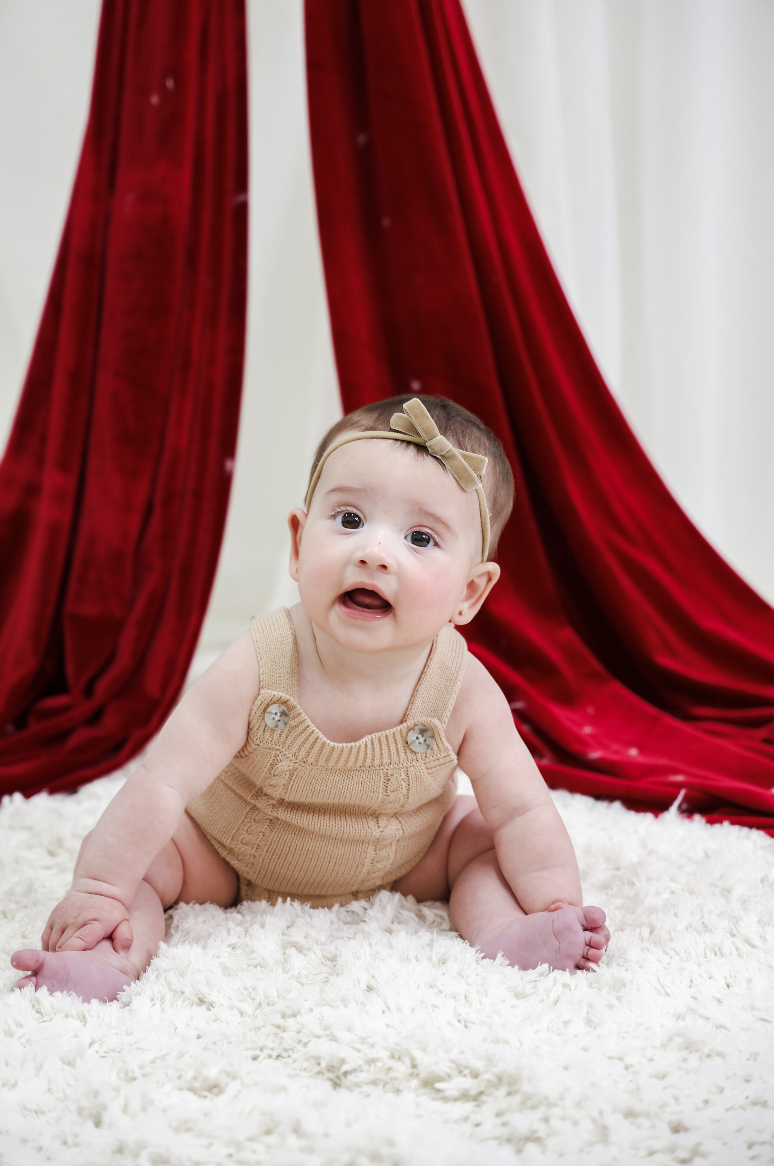Cable Knit Romper - Biscuit | PREORDER