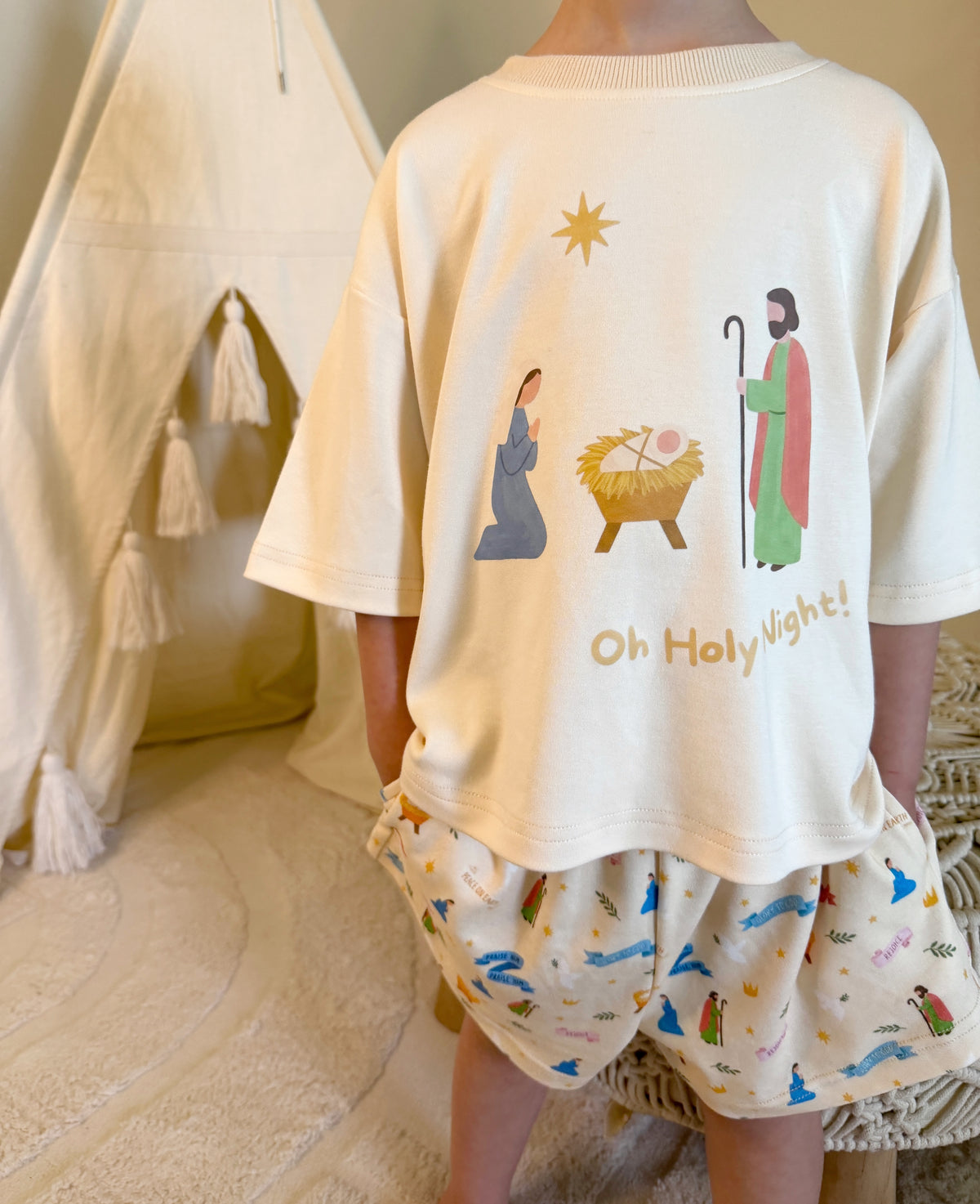 Oh Holy Night | Kids Organic Pyjama Set