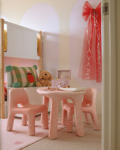 Sprinkle Table &  2 Chairs Set - Pink