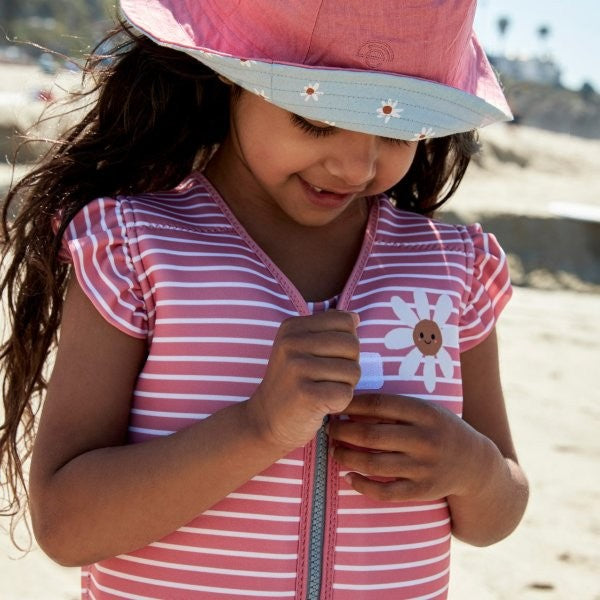 Kids Swimming Vest - Daisy Flowers