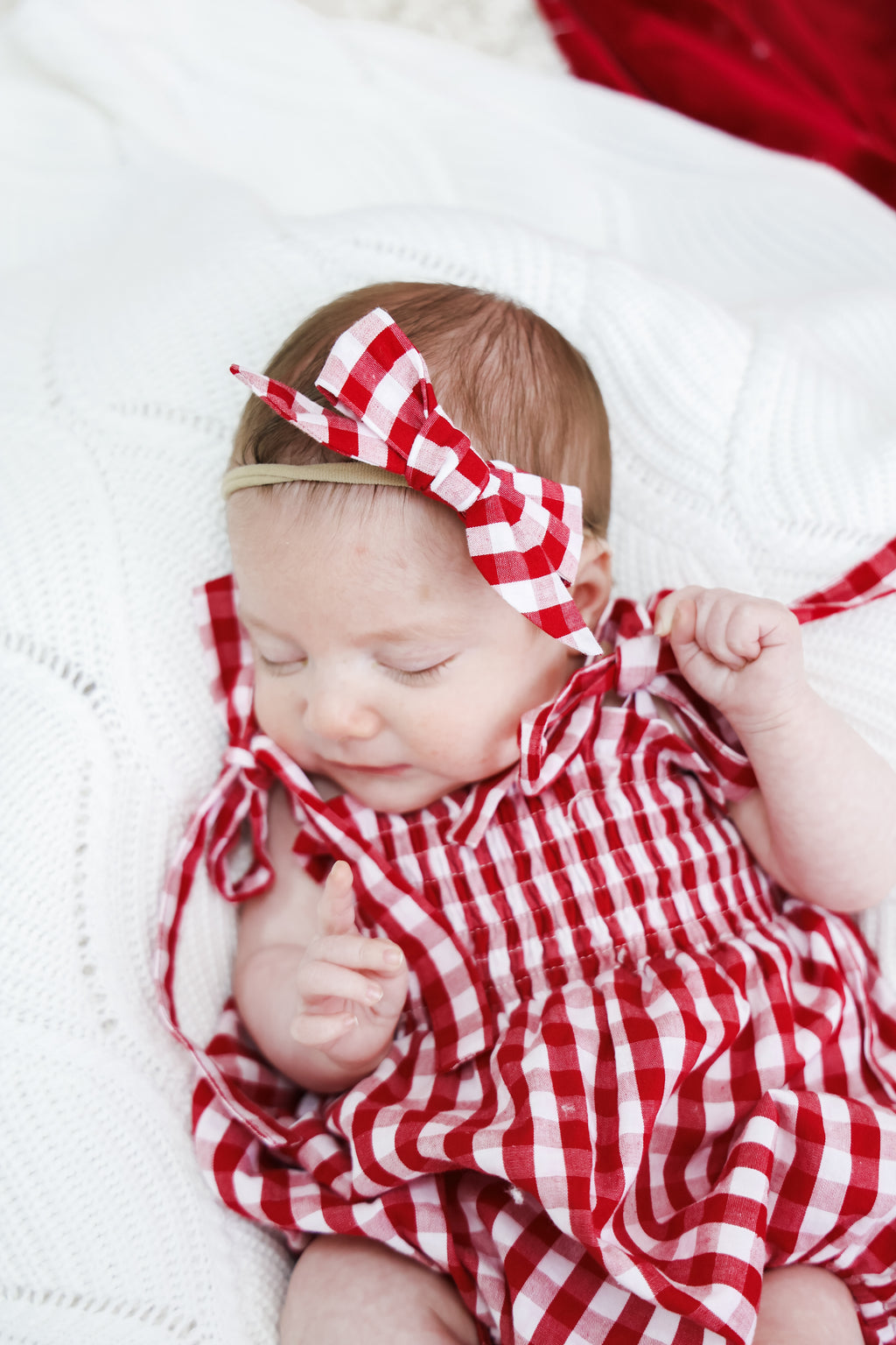 Gingham Bow Headband | PREORDER
