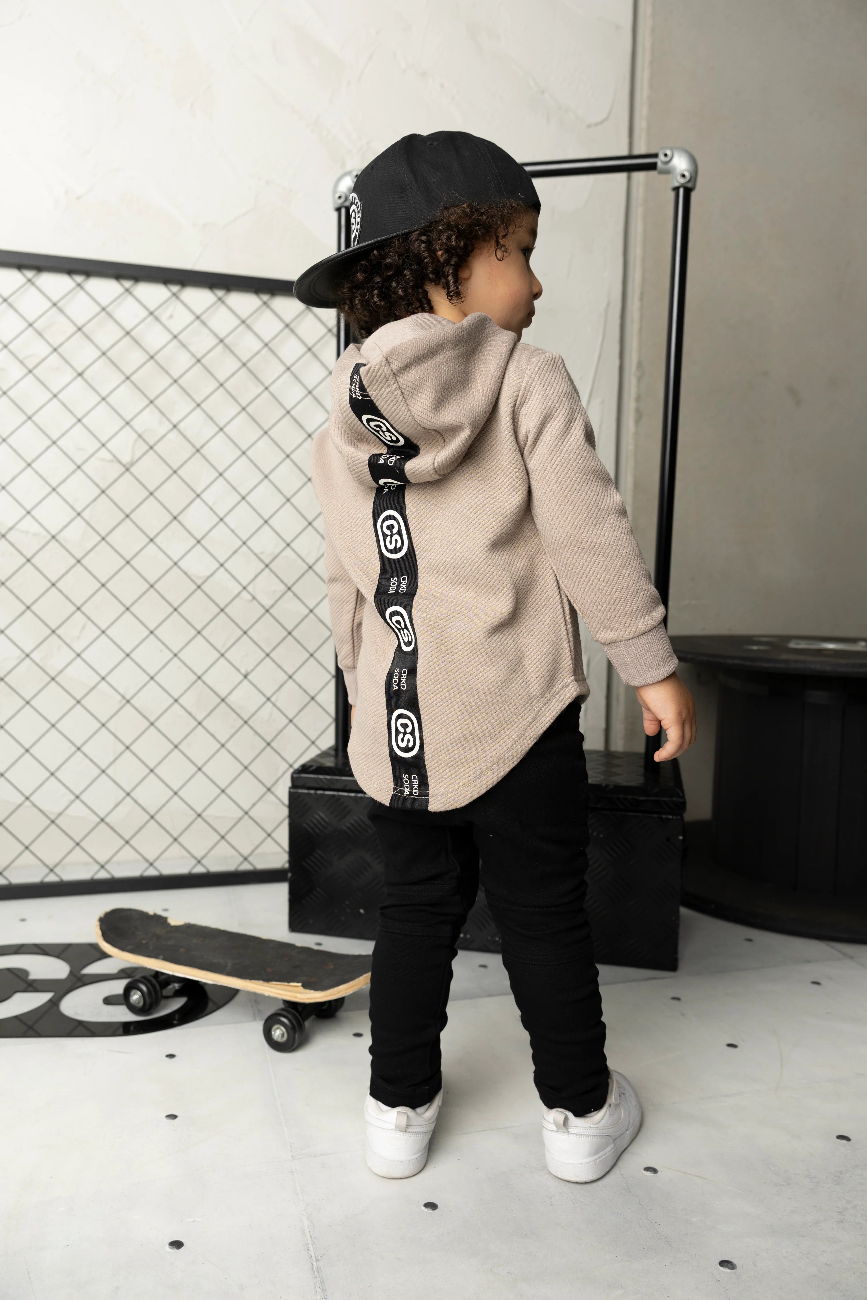 Theodore Quilted Hoodie - Truffle