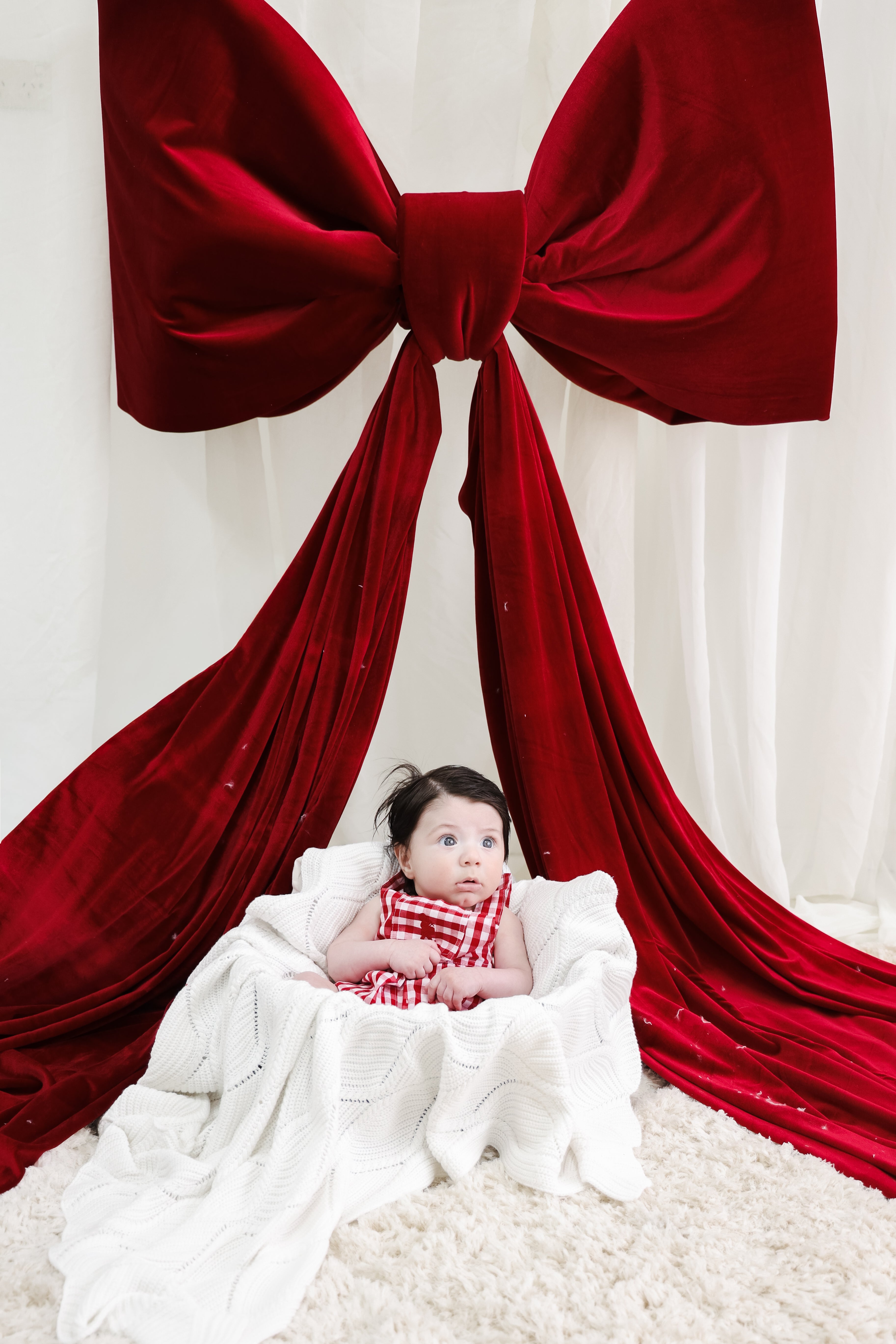 Gingham Overalls - Red | PREORDER