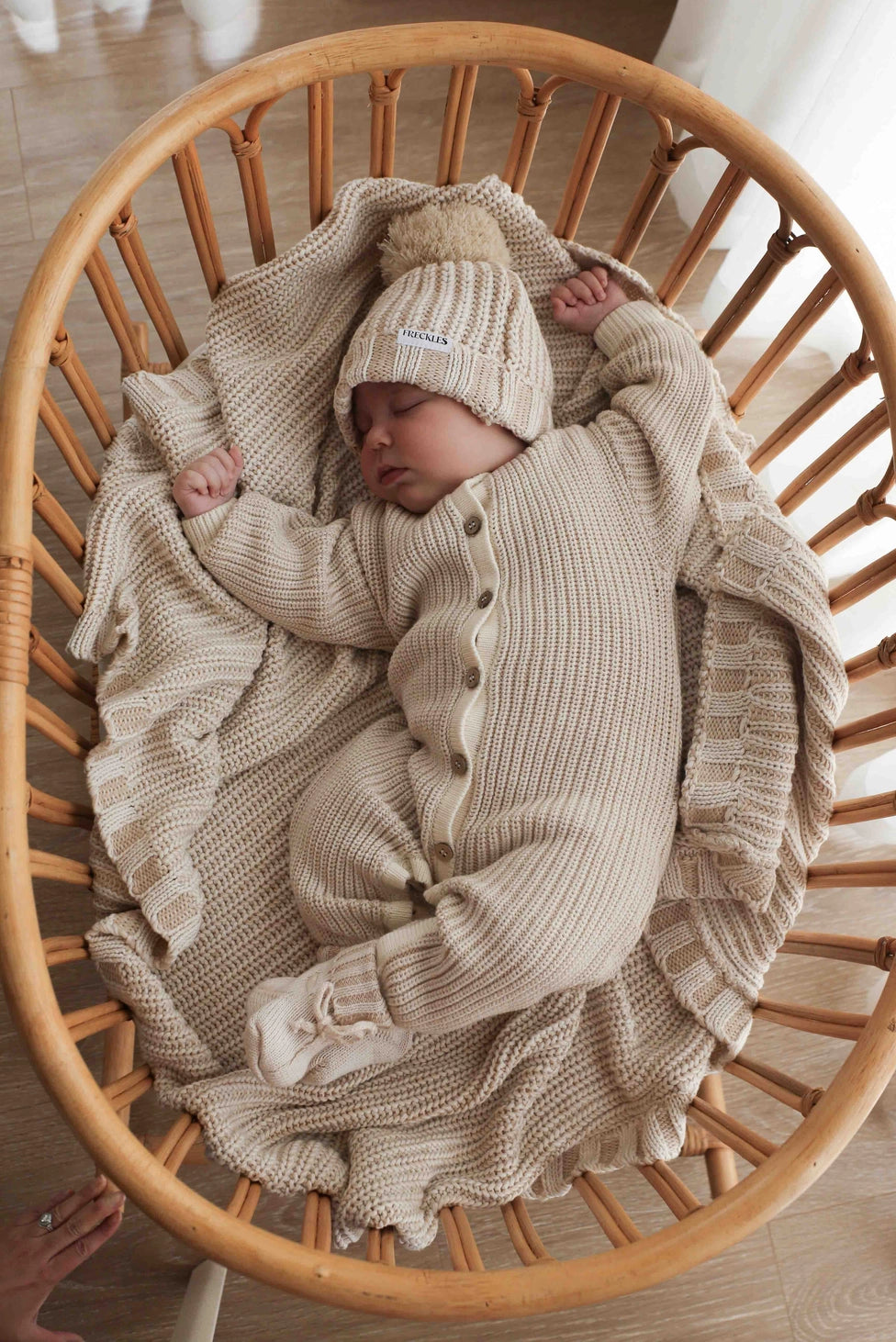 Chunky Full Romper | Oat