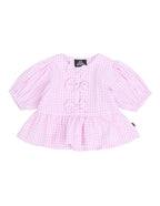 Checkered Top - Pink