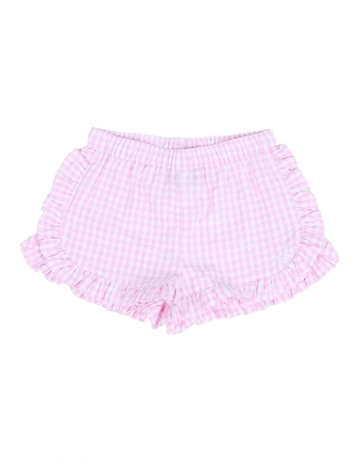Checkered Short - Pink