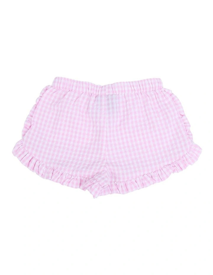 Checkered Short - Pink