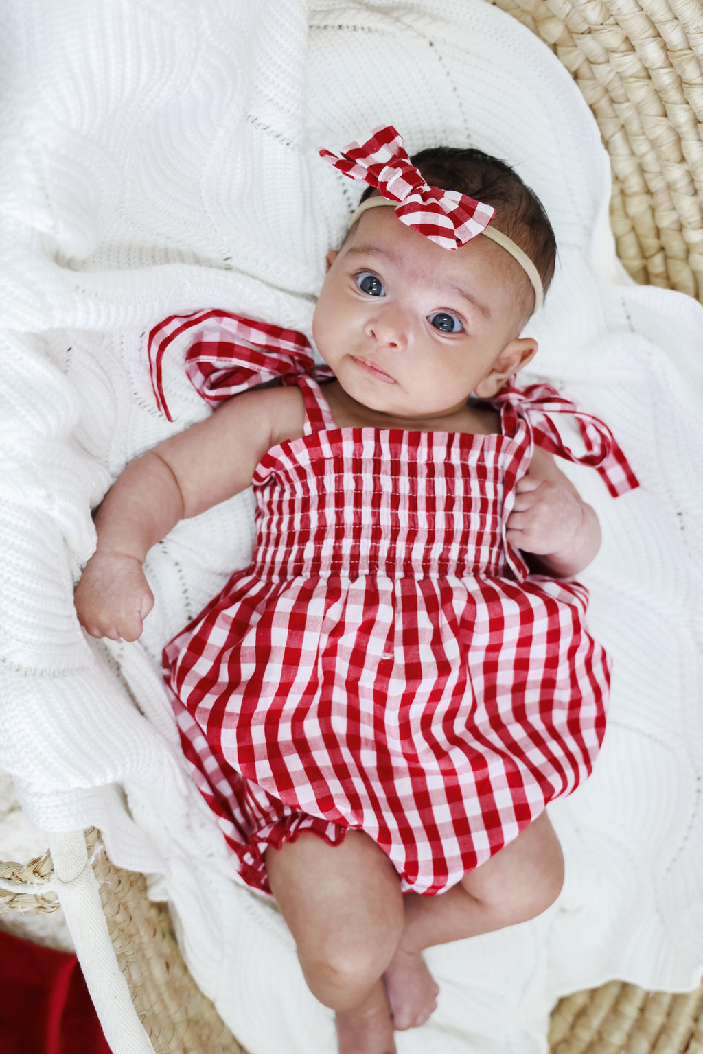 Gingham Bow Headband | PREORDER