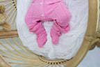 Organic Knitted Booties - Blossom