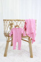 Signature Organic Knit Blanket - Blossom