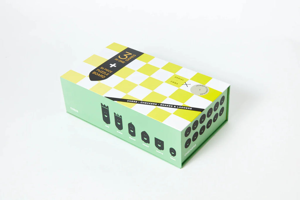 3 in 1 Game Set - Chess, Checkers, Snakes & Ladders