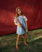 Wild Strawberry Pinafore Dress
