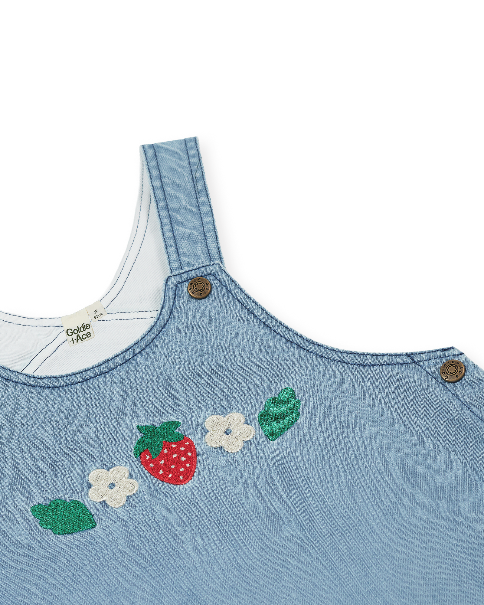 Wild Strawberry Pinafore Dress