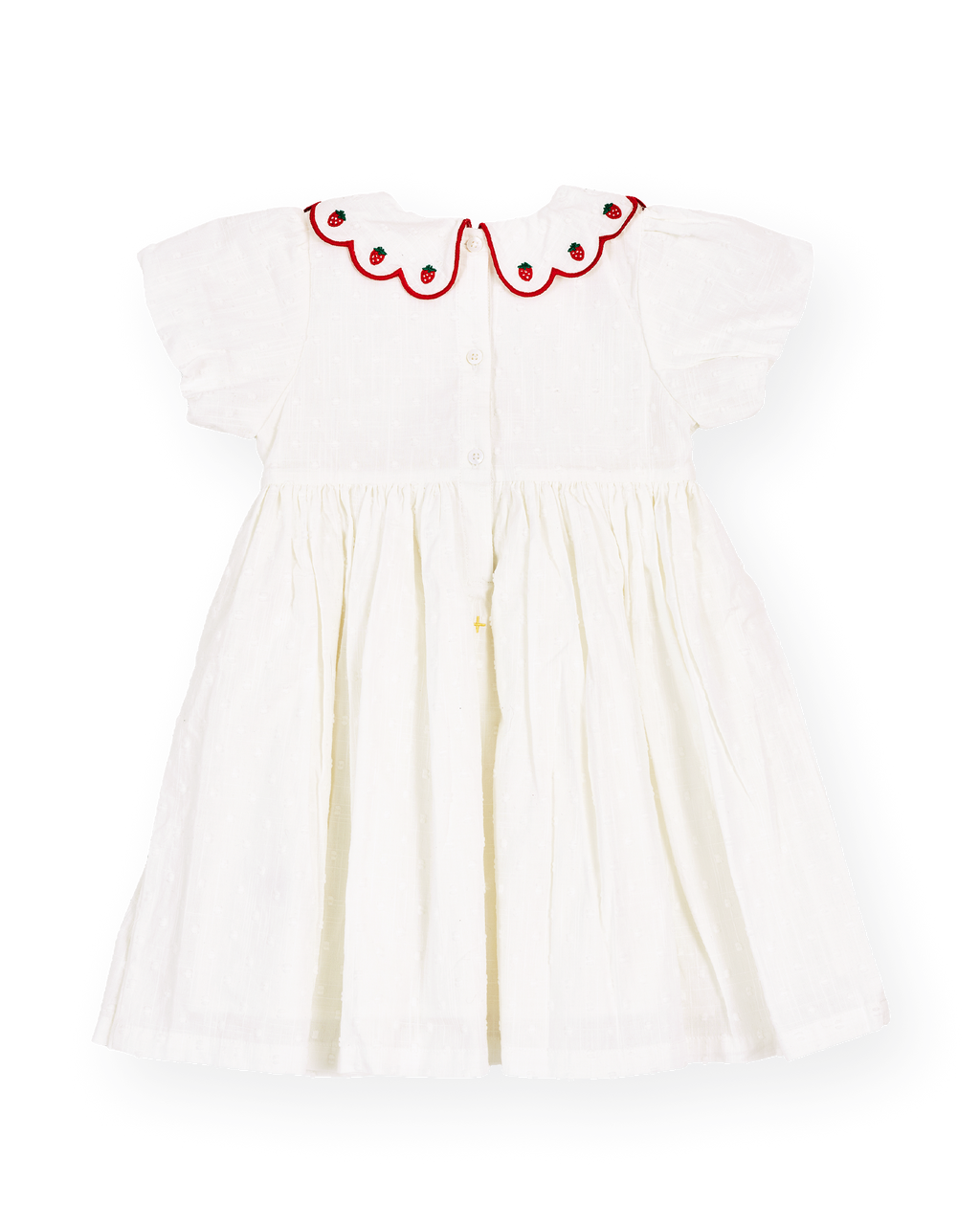 Sweet Strawberry Flo Smocked Dress