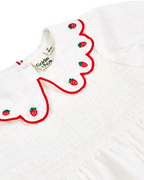 Sweet Strawberry Flo Smocked Dress