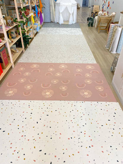 Foam Playmat - White Terrazzo