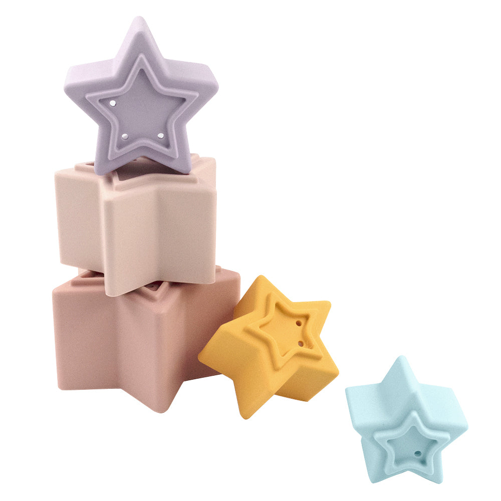 Silicone Nesting Stars - Assorted