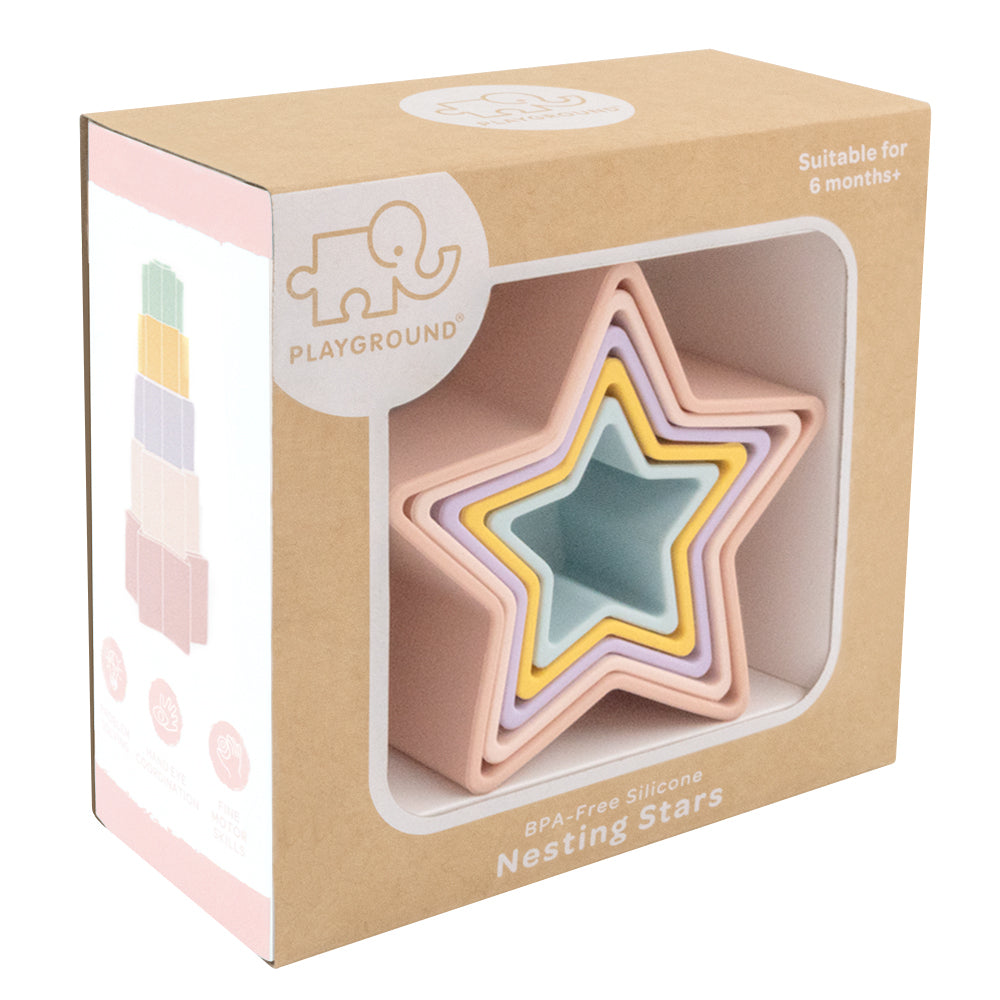 Silicone Nesting Stars - Assorted