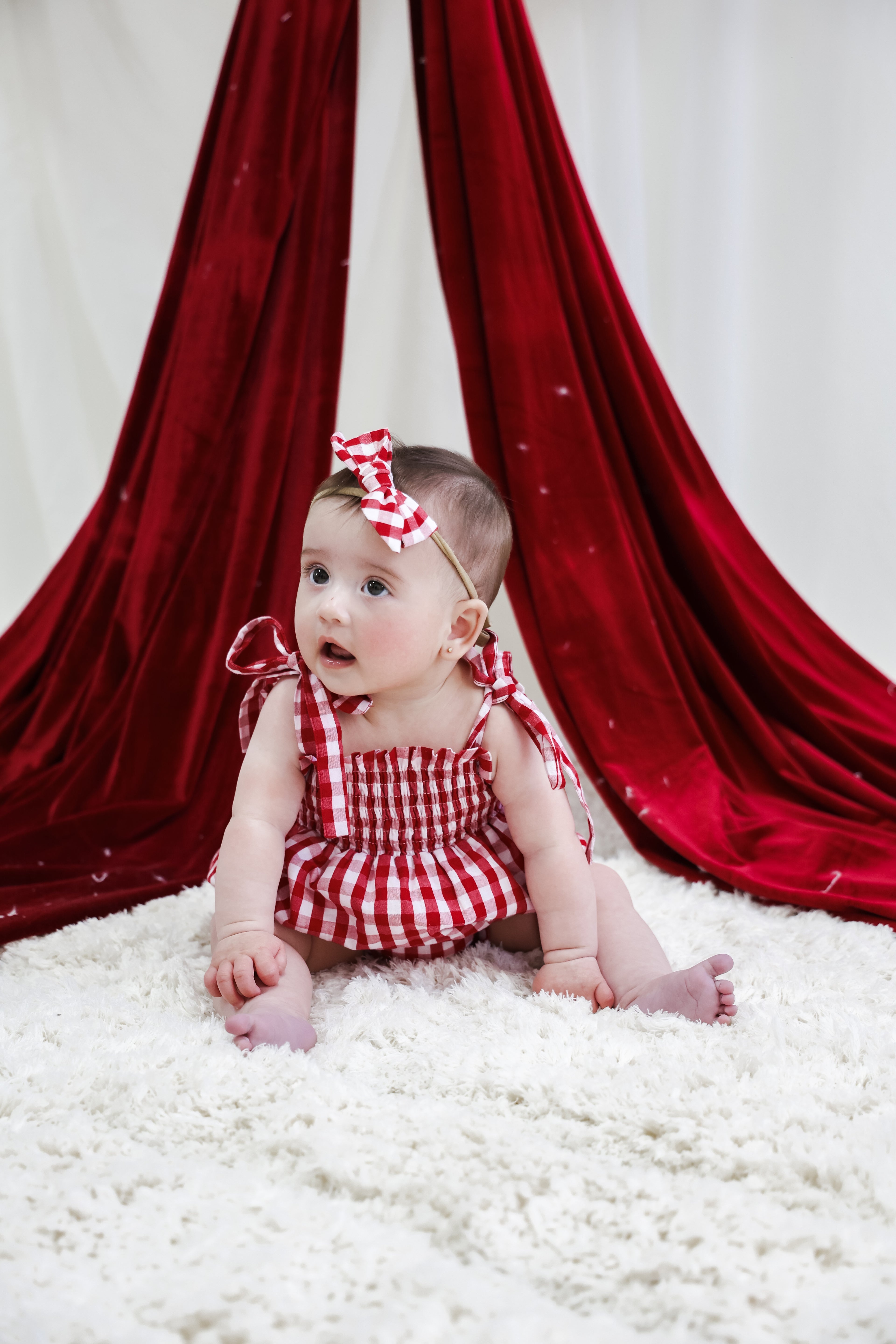 Gingham Bow Headband | PREORDER
