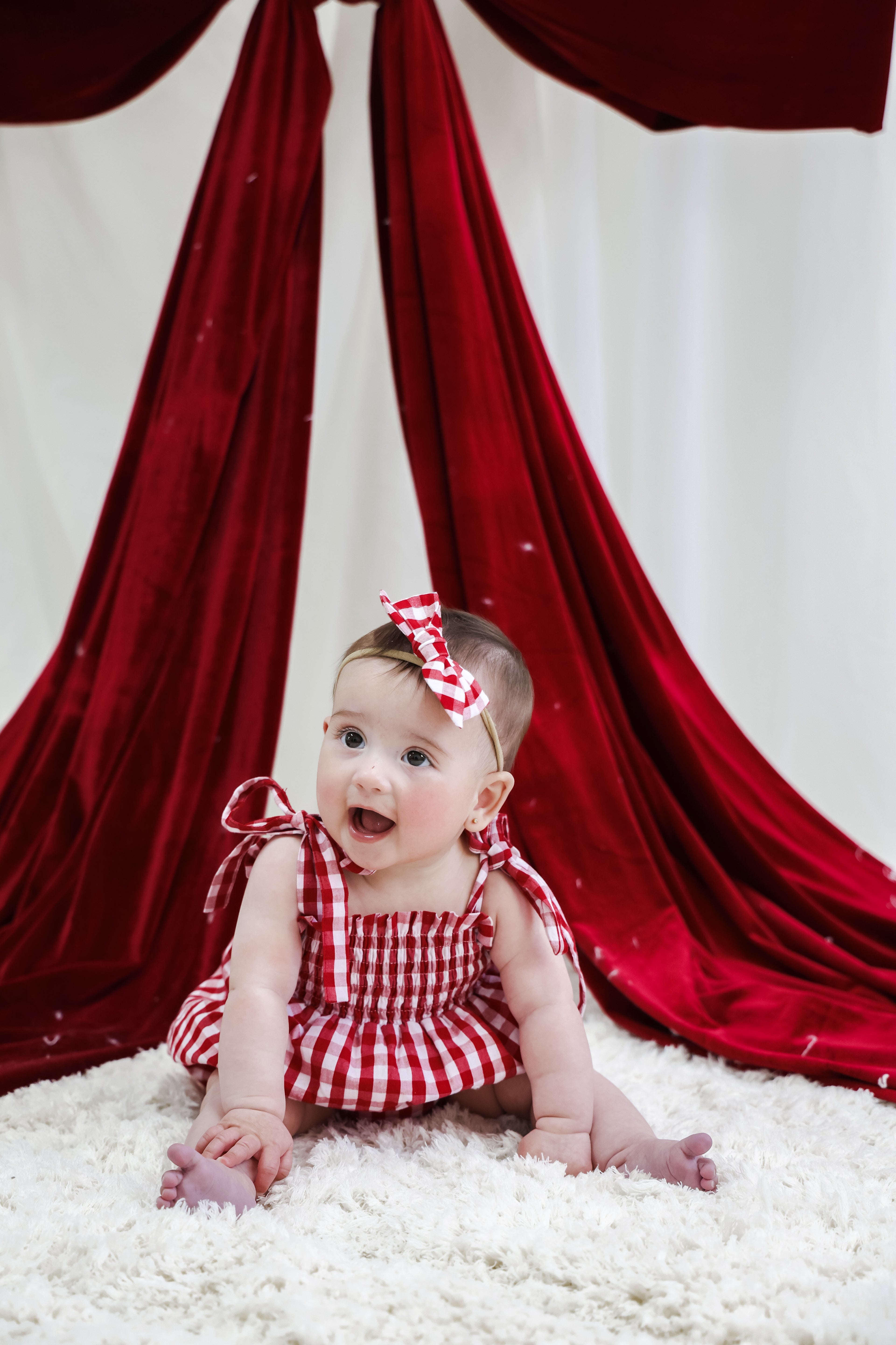 Gingham Bow Headband | PREORDER