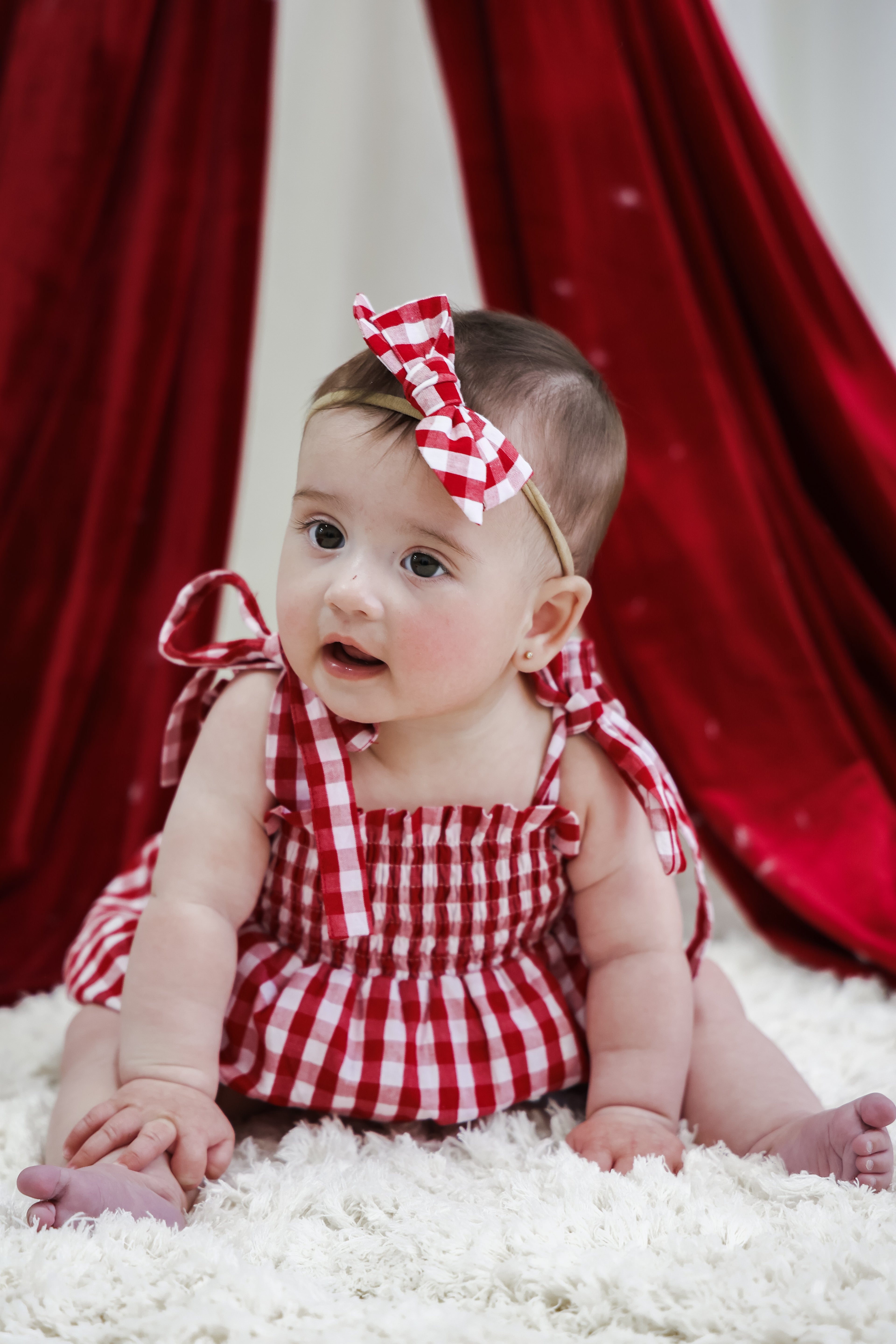 Gingham Bow Headband | PREORDER
